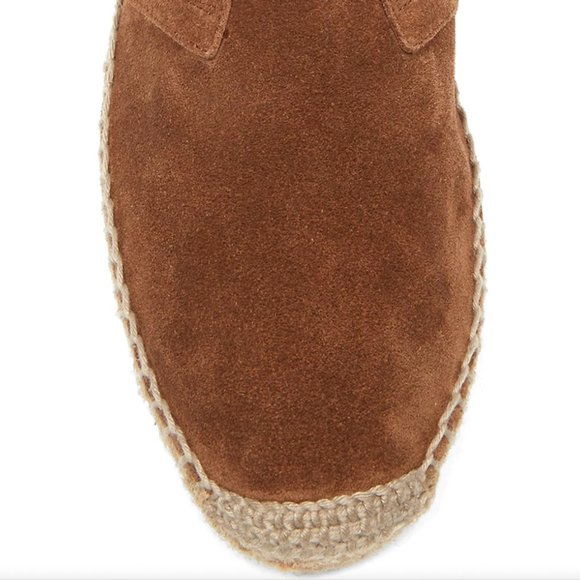 Saint Laurent Fringe Suede Lace-Up Espadrilles - Picture 7 of 7